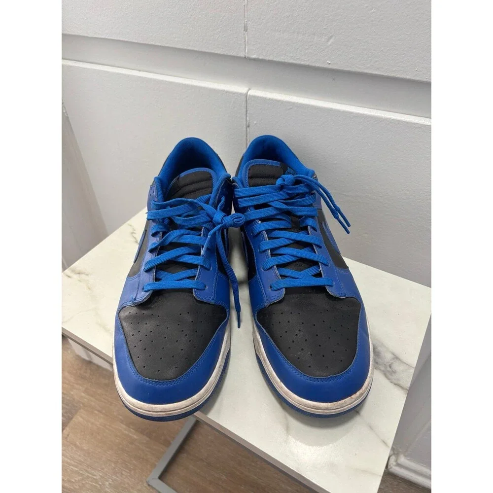 Nike Dunk Low Hyper Cobalt Black 2021 DD1391-001 Mens Size 15 Sneakers